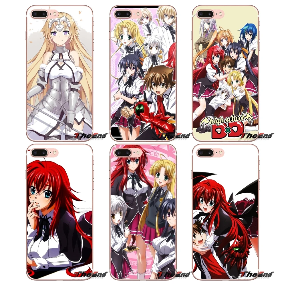 

anime high school dxd Rias Gremory For Xiaomi Mi6 Mi 6 A1 Max Mix 2 5X 6X Redmi Note 5 5A 4X 4A A4 4 3 Plus Pro TPU Shell Covers