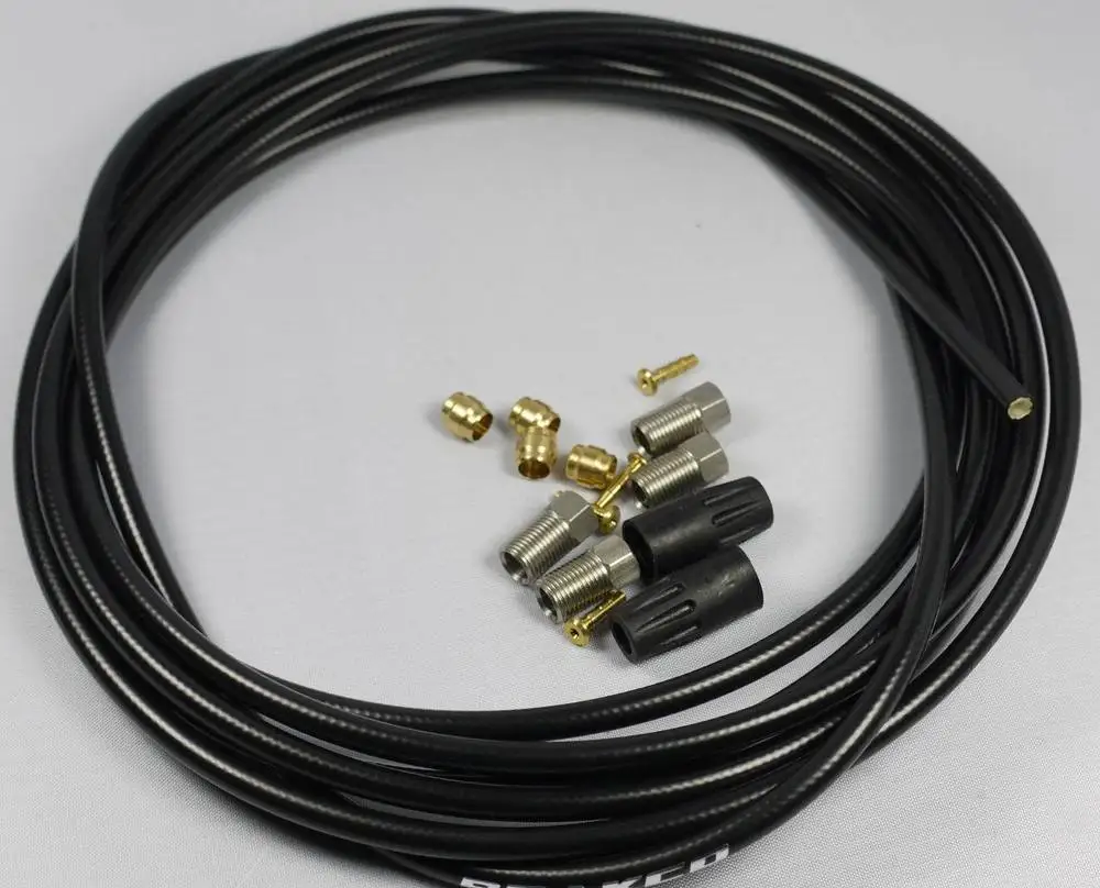 

TEFLON KEVLAR HYDRAULIC DISC BRAKE HOSE KIT SUIT FOR AVID ELIXIR 1 3 BLACK 3 METERS