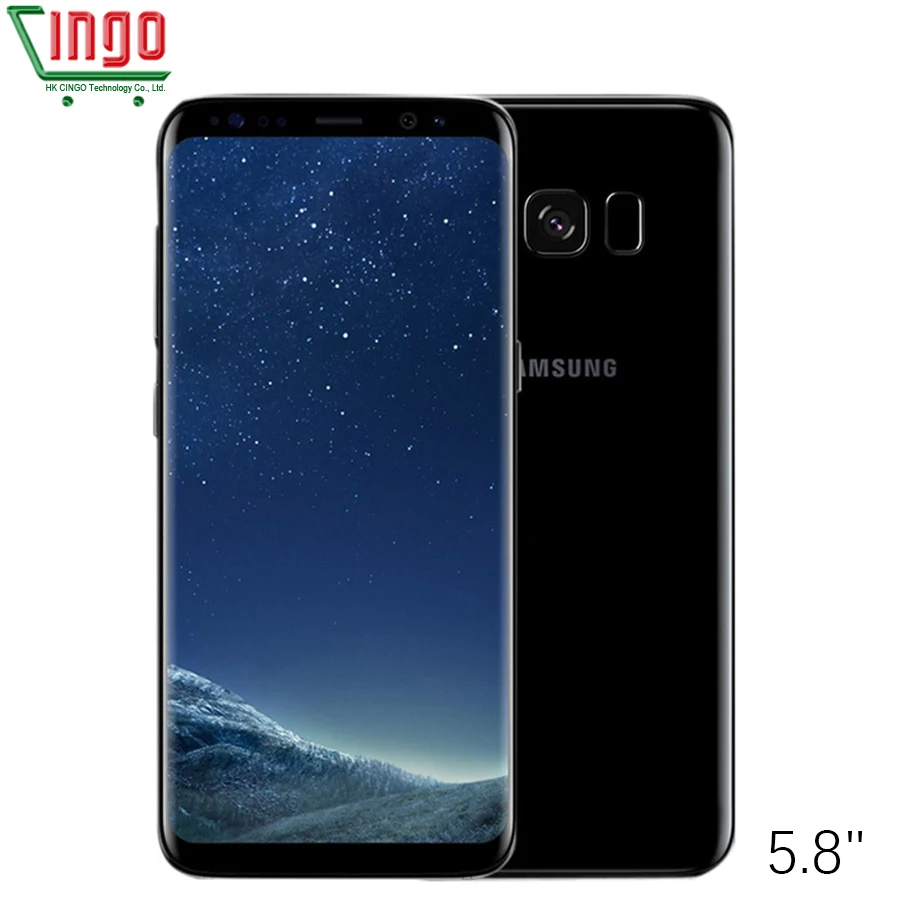 Мобильный телефон samsung Galaxy S8 SM-G950F, 4G LTE, 64 ГБ, 5,8 дюймов, одна Sim карта, 12 Мп, 3000 мАч, смартфон серии S