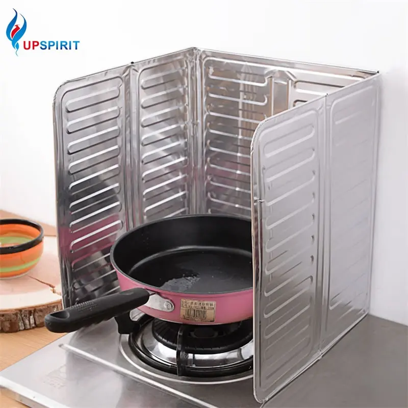 

Upspirit Aluminum Foil Splatter Guard Splatter Screen for Frying Pan Splash Guard Cooking Grease Spatter Screen Kitchen&Dining