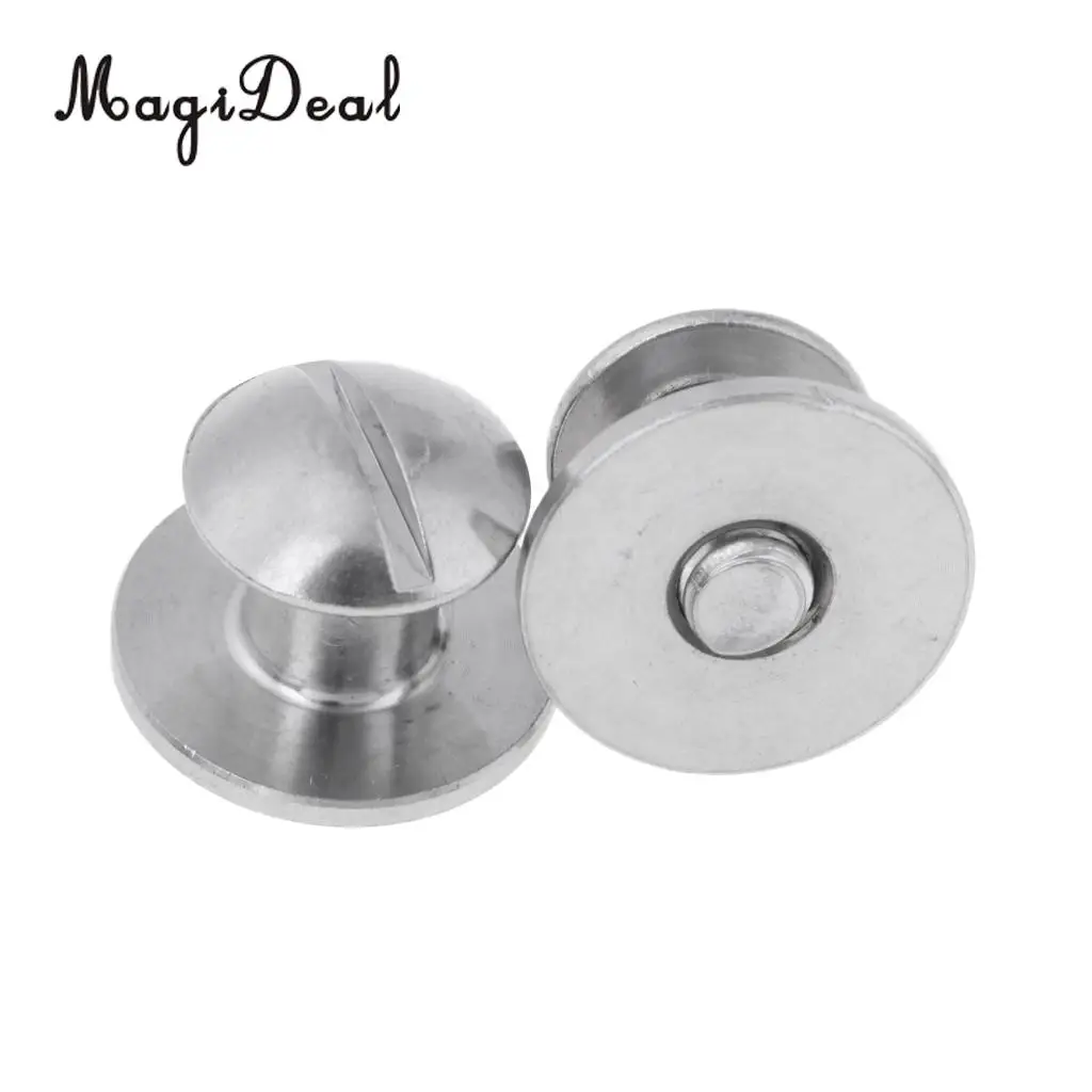 Set 4 Stainless Steel Book Screws for Technical Scuba Diving Diver Backplate Pad & BCD Attachment