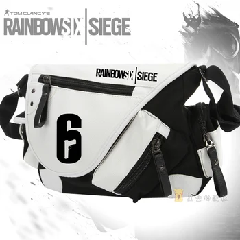 

[STOCK] 2019 Movie Rainbow Six Canvas Travelling One Shoulder Bag Cosplay Prop 36*11*26CM Unisex For Halloween Free Shipping New