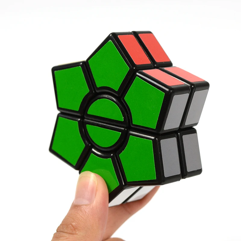 2-Layers Hexagonal Magic Cube Speed Cubo Anti Stress Puzzle Cube Toy Educational Toys For Children Adult Brain Teaser Puzzles (2)