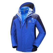 90% пуховая Водонепроницаемая ветровка розового и синего цвета для мальчиков и девочек, верхняя одежда для походов, детские куртки-пуховики для походов