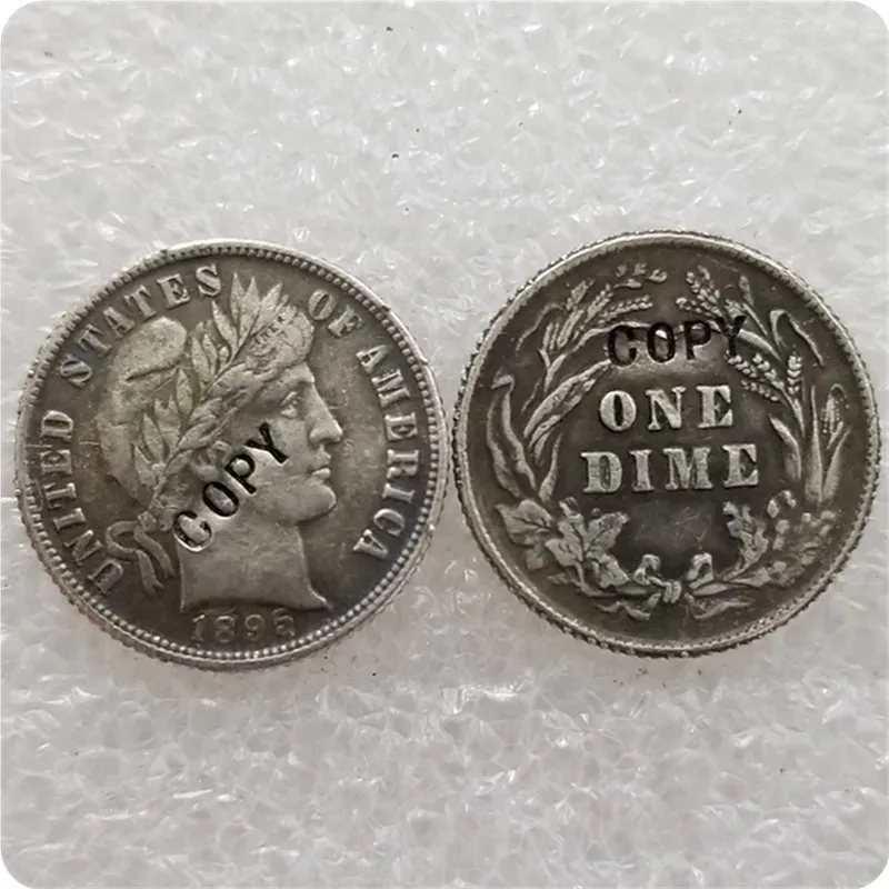 

1895-P,S,O Barber Liberty Head Dime COPY commemorative coins-replica coins medal coins collectibles