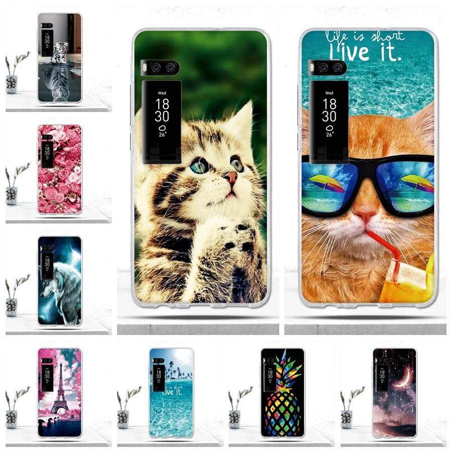 

Luxury Case For Meizu Pro 7 PRO7 Case Cover Soft Silicone Animal Phone Case for Meizu Pro 7 Pro7 Cover Protective TPU Covers BAG