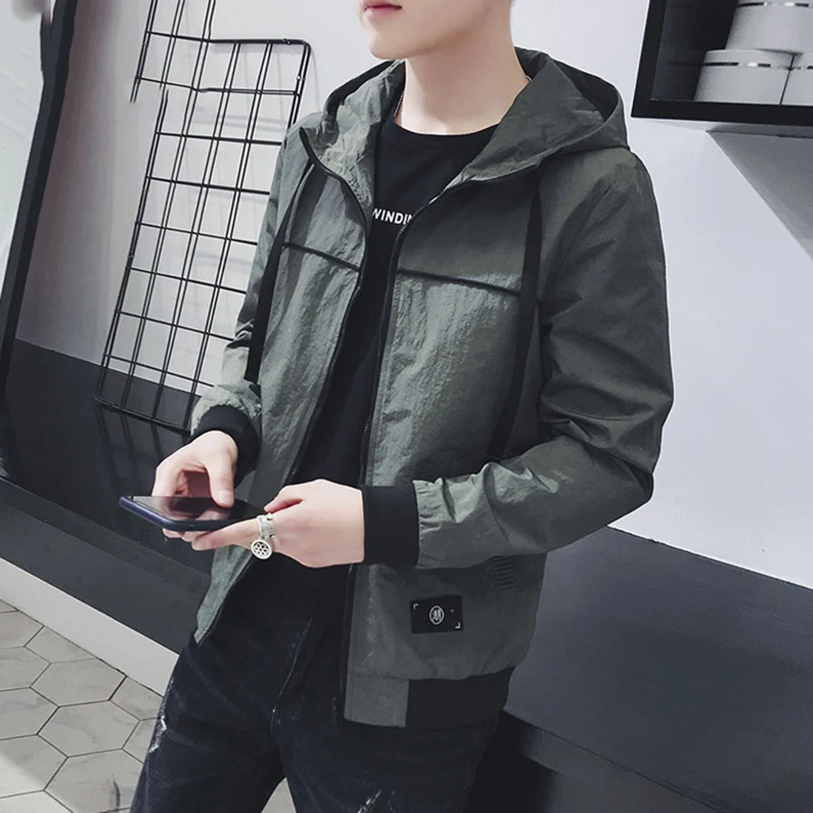 Spring Autumn Jackets Men Casual Fashion Hoodie Zipper Men Clothes 2019 Streetwear Jaqueta Masculina Summer Jacket Men 50J0177 Spring Autumn Jackets Men Casual Fashion Hoodie Zipper Men Clothes 2019 Streetwear Jaqueta Masculina Summer Jacket Men 50J0177