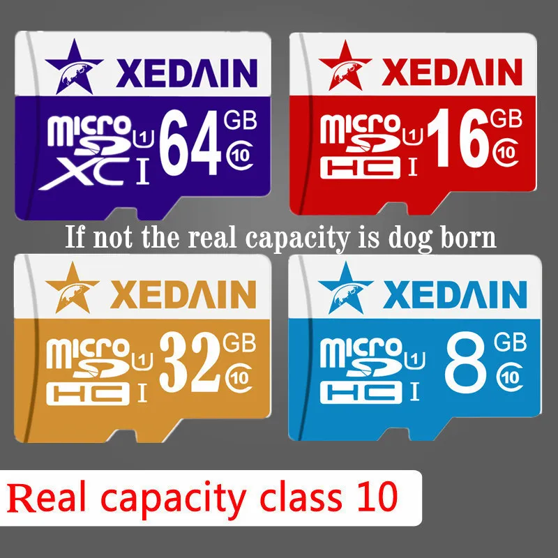 XEDAIN новый продукт карта памяти 8 ГБ/16 ГБ/32 ГБ/64 ГБ Micro SD/TF карты для смартфона Pad камера класса 10 с лучшей ценой для телефона