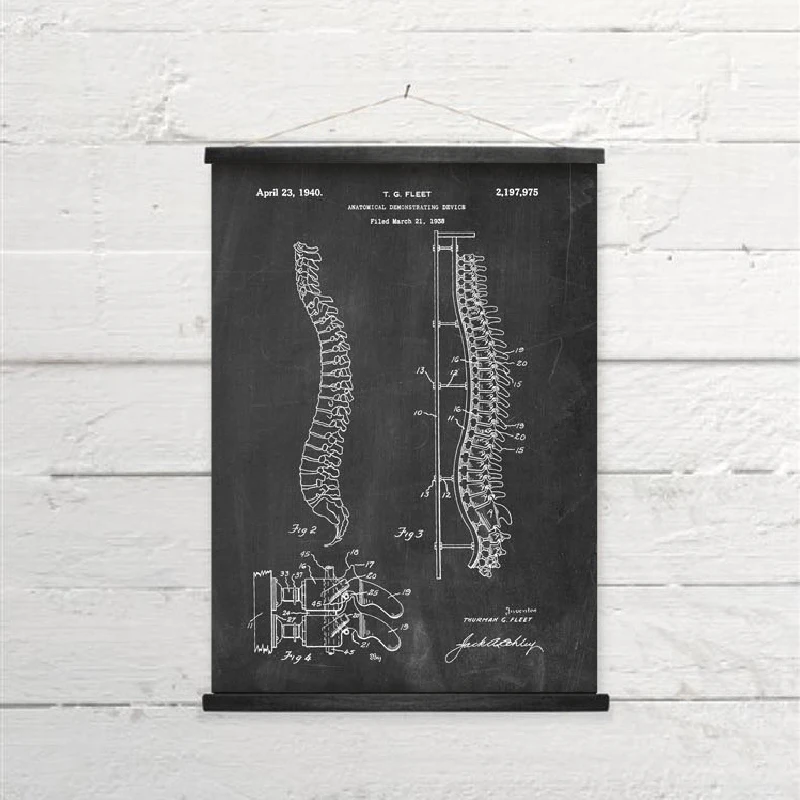 Анатомический скелет человека, настенная живопись на холсте, винтажные плакаты и принты, медицинский студенческий подарок, декор для офиса