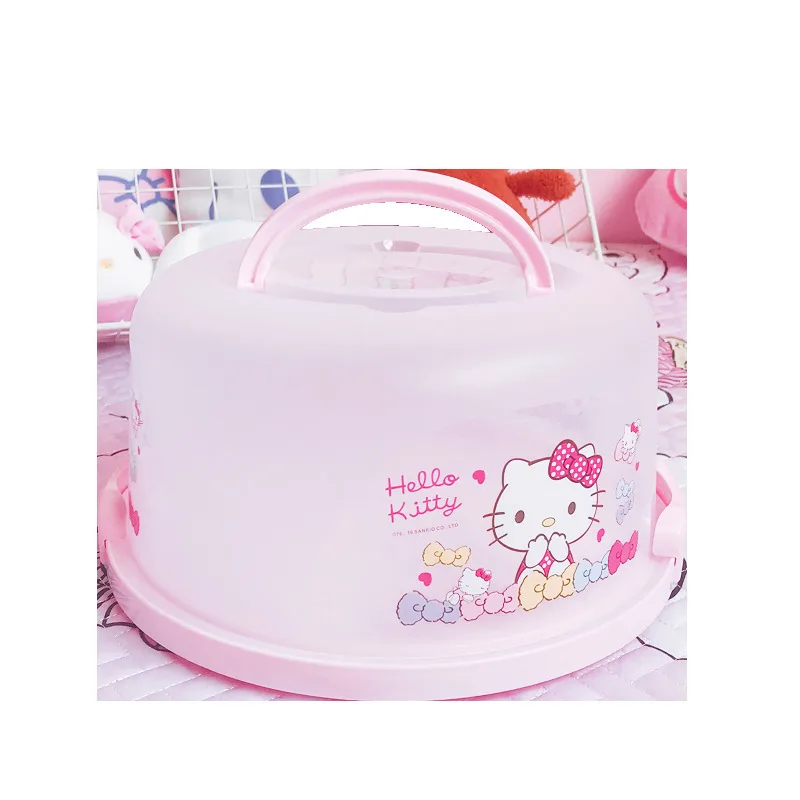  Portable Toast Box Cake Kitchen Storage Container Transparent Plastic Packing Case Organizer Storag