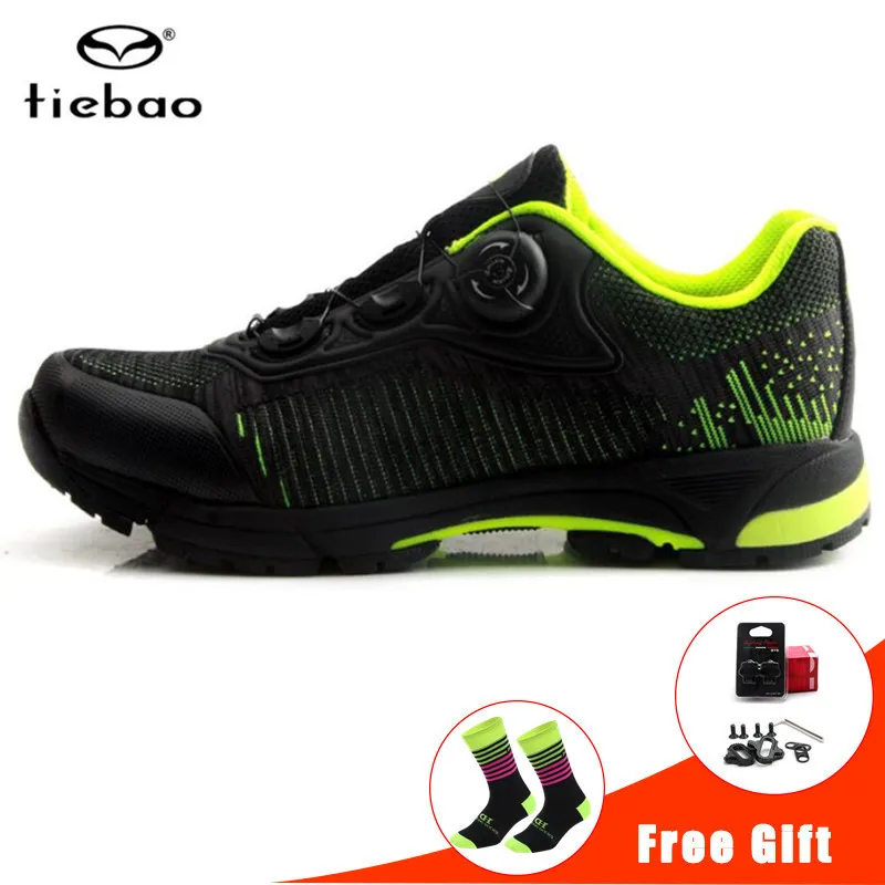 

Tiebao Cycling Shoes Leisure Men sneakers Women Road Bicycle Professional Mountain Bike MTB Racing Self-Locking superstar shoes