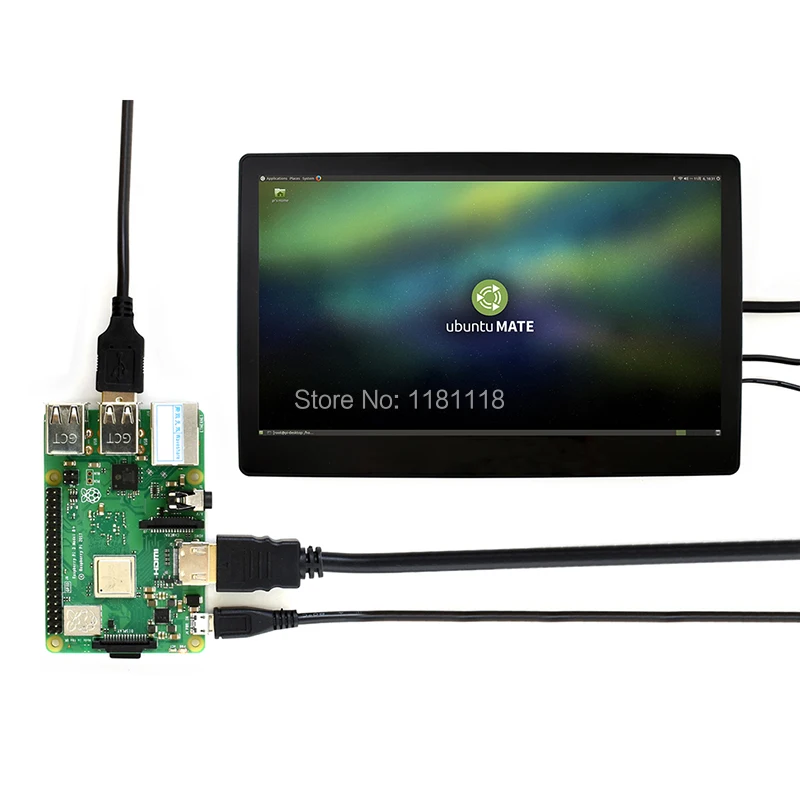 Raspberry Pi 11,6 дюймов lcd 11,6 дюймов USB емкостный сенсорный экран HDMI VGA дисплей для компьютера мини ПК Регулируемый 1920x1080HD