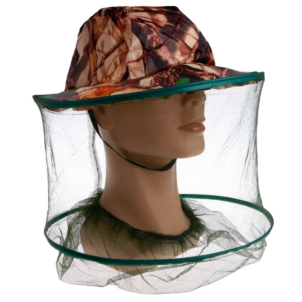 Fishing Caps Midge Mosquito Insect Hat Bug Mesh Head Net Face Protector Hat JM