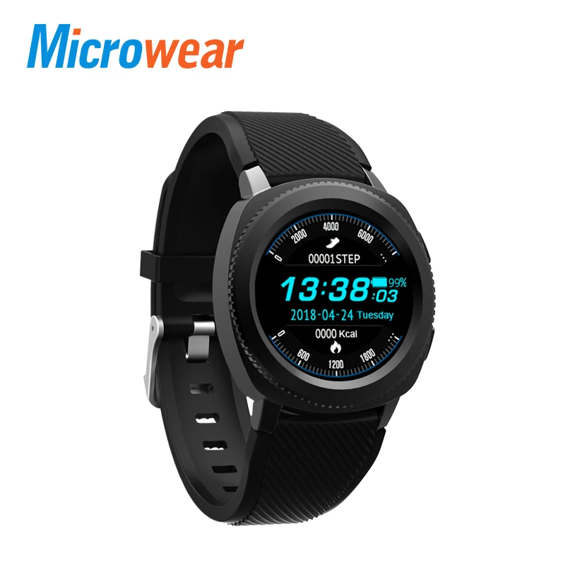 

Microwear L2 Smart Watch MTK2502 Smartwatch IP68 Waterproof Bluetooth Calling Heart Rate Sleep Monitor Sports Watch