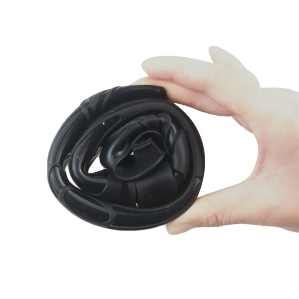 Silicone Folding Flexible Roll Up Full Wet Type Snorkel Breathing Tube For Diving Snorkeling Swimming Water Sports