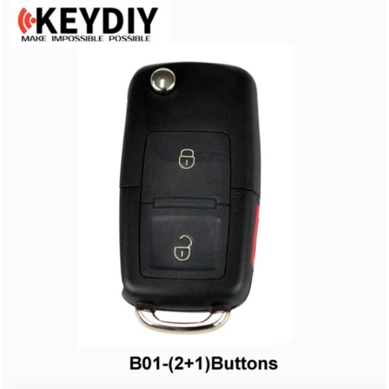 VW styleB01 2 + 1 кнопки KD900/KD200 KD дистанционный ключ высокого качества DIY брелок для