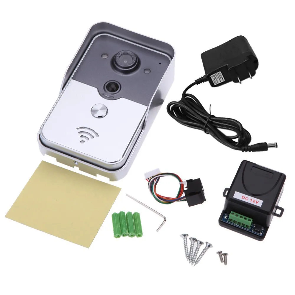 2015-Popular-WiFi-Wireless-Video-Door-Phone-intercom-Doorbell-Peehole-Camera-PIR-IR-Night-Vision-Alarm (2)