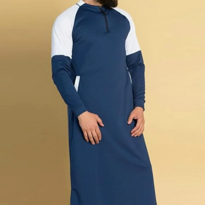 

SFIT Mens Clothing Robe Long Sleeve Saudi Arab Thobe Jubba Thobe Kaftan Middle Islamic Jubba Thobe Muslim Dressing