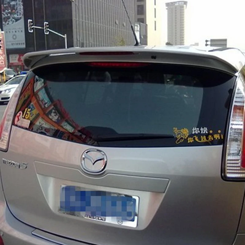 Задний цветной спойлер для Mazda 5 АБС пластик высокого качества 2005 2010|rear spoiler|car rear