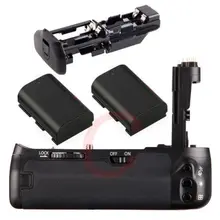 JINTU Pro 6D Obturador Vertical Battery Titular Aperto + 6D 2pcs LP-E6 Kit baterias Para Canon EOS DSLR Camera como BG-E3 BGE3