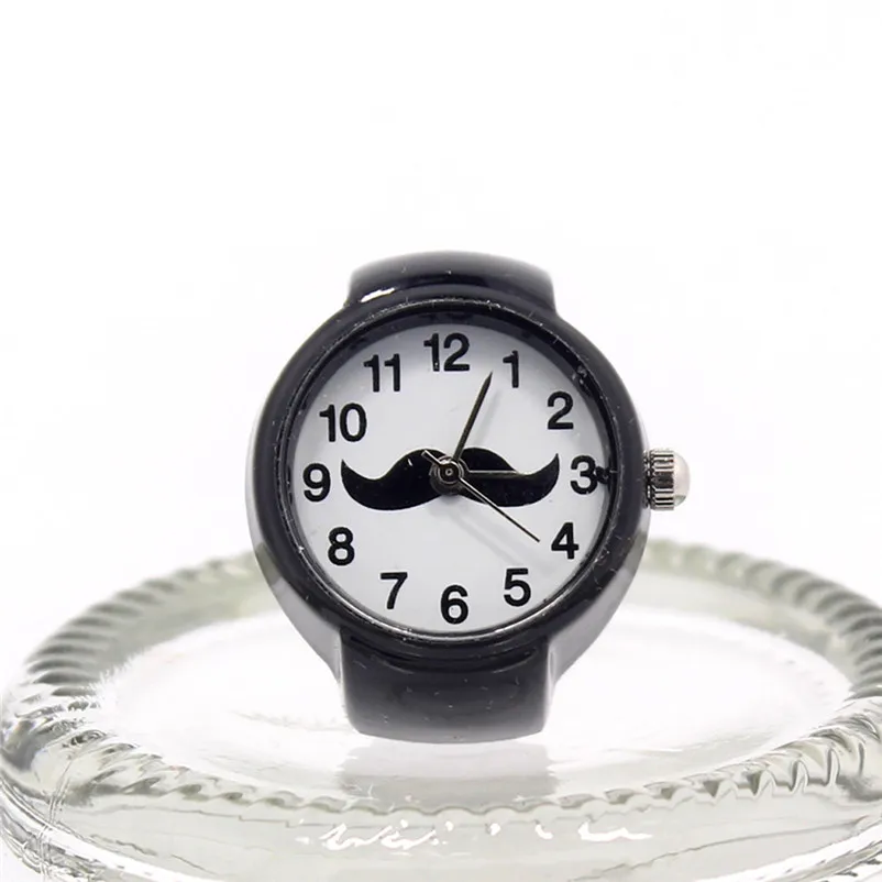 

hot sale Dial Quartz Analog Watch Creative Steel Cool Elastic Quartz Finger Ring Watch relogio feminino dropp shipping