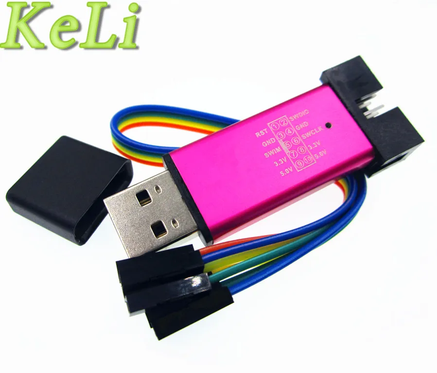 Программатор ST LINK Stlink ST-Link V2 Mini STM8 STM32 5 шт. | Электроника