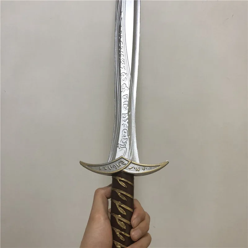 1:1 из фильма косплей меч Хоббита Фродо Бэггинс 72 см золоченый меч детский подарок безопасный материал из искусственной кожи
