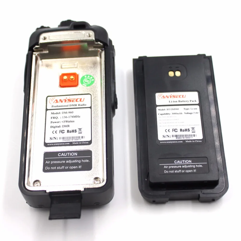 Рация ПМР Φ TDMA Ham Radio DM960 136 174 МГц/400 480 МГц с GPS два слота временная Совместимость