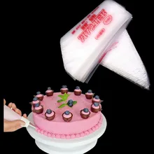 100 шт. Пластик Одноразовые Обледенение Трубопроводы Кондитерские Сумки украшения торта Пластик 3 Размеры