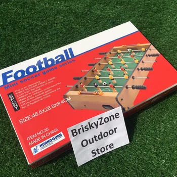 

2018 Top quality Table Soccer game Football Board Game Table Foosball Set Foosball 6-Pole Tabletop Entertainment 48*28*8.4cm