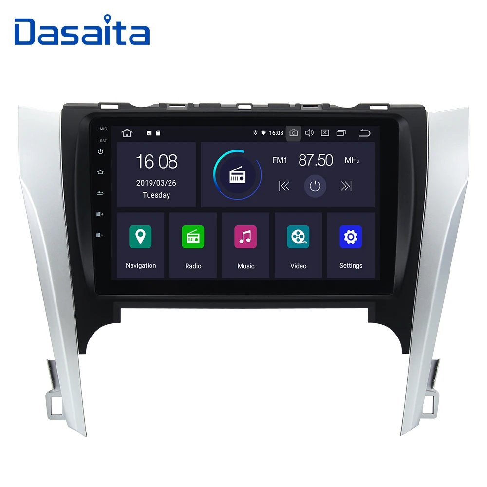 Best 1 din Car Android 9.0  for Toyota camry 2012 2013 2014  Autoradio GPS  Car Radio Bluetooth 10.2" IPS Multi Touch Screen 1