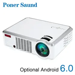 Poner saund 3302 Вт светодиодный проектор для android-устройств HD 1280x720 Разрешение 3D для дома кино 1080 p HDMI bluetooth-проектор Bluetooth