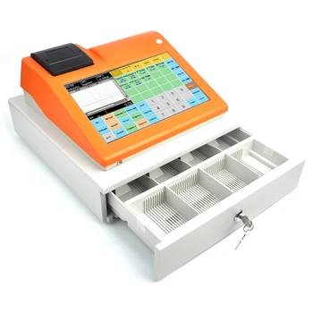 

ISSYZONEPOS IPCR004S 11 Inch Cash Register Machine Touch POS System All in One bulit-in Thermal Receipt Printer Restaurant Store