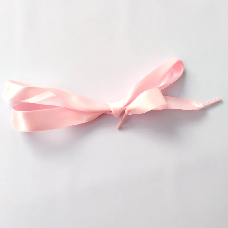 Neue 1-12 Pairs Rosa Mode Colorfu Großhandel Prinzessin Bunte Flachband Schnürsenkel Spitze Sportschuhe Seide Dame Turnschuhe schnürsenkel