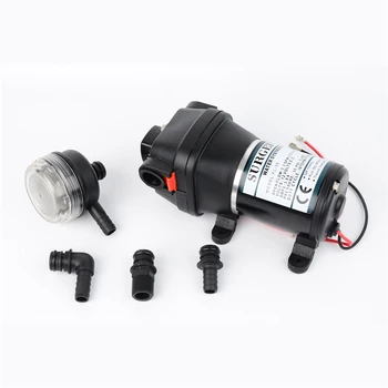 

DC 12V/24V 120W 35PSI/2.4Bar Lift 20m Micro Diaphragm Pump Irrigation Motorhome RV Car Water Supply Booster Water Pump FL-34/35