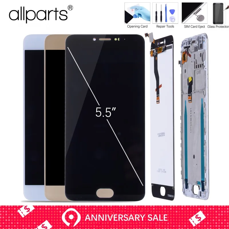 

5.5'' LCD For Meizu M3 Note Display Digitizer Touch Screen M681H For Meizu M3 Note LCD Display Screen Replacement Parts