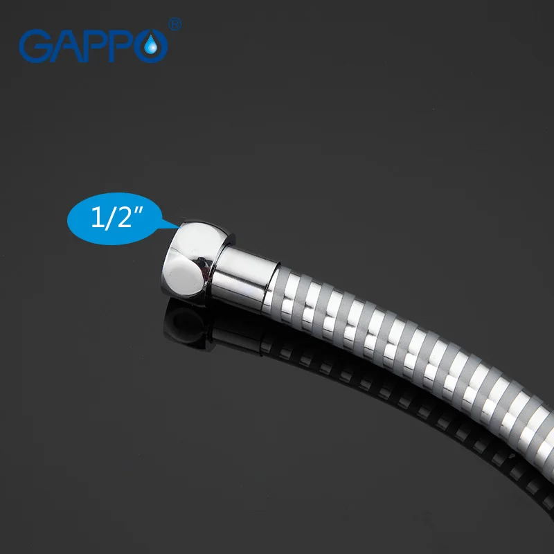 Gappo السباكة خراطيم دش الحمام دش خرطوم الأنابيب البلاستيكية المرنة إمدادات سيليكون خرطوم المياه السباكة خرطوم