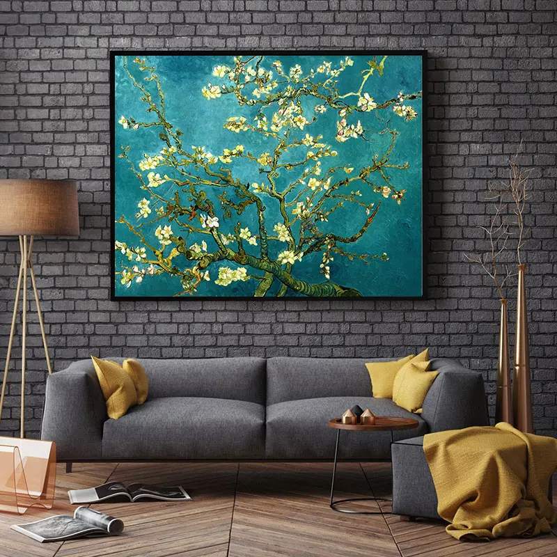 Ван Гог абрикосовый цветок diy 5d алмазная живопись квадратная вышивка распродажа Алмазная вышивка цветы по полной стразы