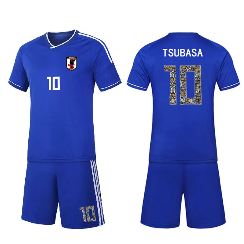 Captain Tsubasa JFA Футбол Костюмы комплекты № 10 Tsubasa озоре Косплэй Костюмы