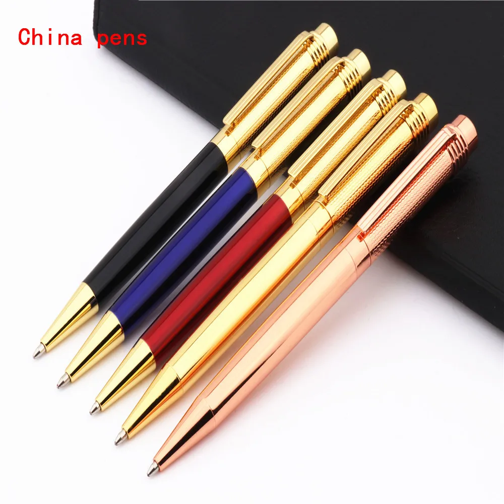 

Luxury quality 856 Gold various colors School Business office Medium Nib Ballpoint Pen New