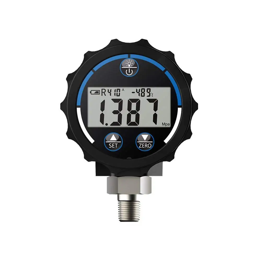 

Elitech Professional Digital Pressure Gauge Differential Pressure Manometer Manifold Pressure Tester,800psi/50bar, 50mm
