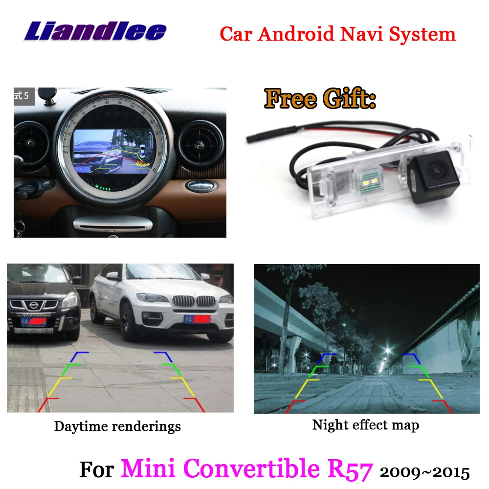 Top Liandlee For BMW Mini Convertible R57 2009~2015 Android Radio Stereo Carplay Camera TV Wifi GPS Map Navi Navigation Multimedia 6
