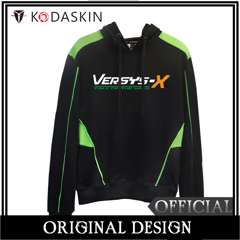 KODASKIN мужские VERSYS-X VERSYSX300 VERSYSX250 хлопок Круглый вырез повседневная печать свитер