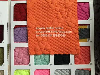 

Wholesale yard/roll Thick Cotton Knit Fabric Width 160cm Soft Cloth Bedding Quality Quilted New Twist Stripes Bubble Fabrics