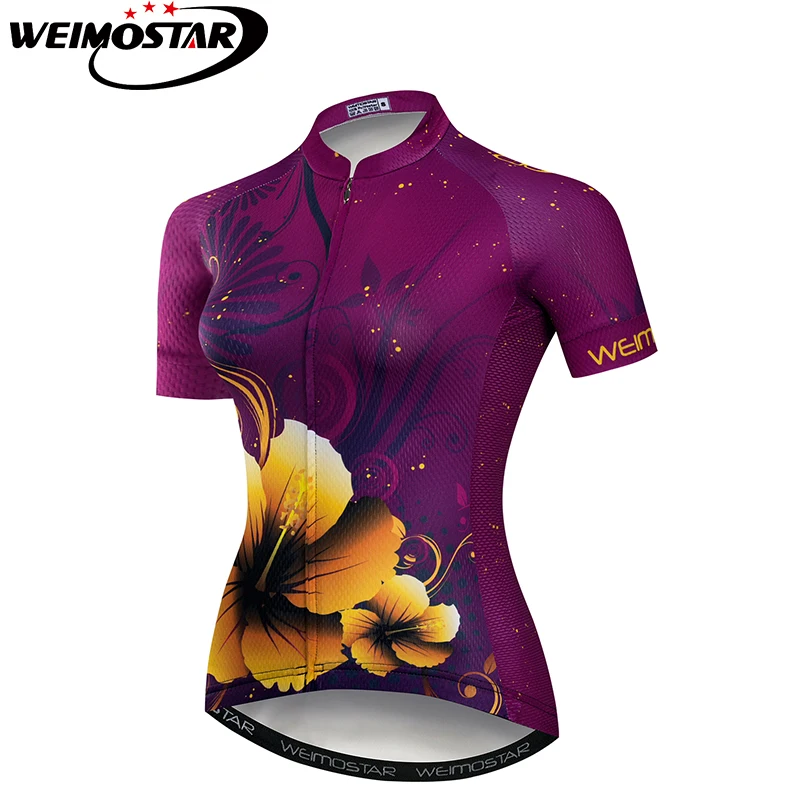 Рубашка с цветами Спортивная кофта weimostar для мотоспорта Горные Джерси кофта для велоспорта ciclismo Breathale горный велосипед одежда топы для женщин