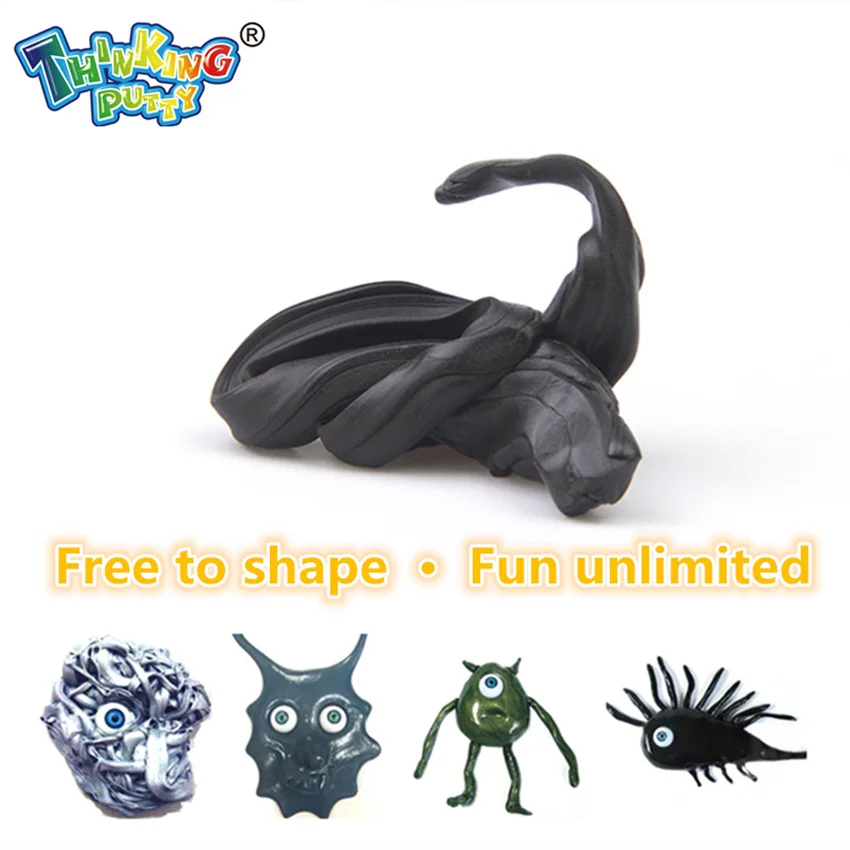 

THINKING PUTTY Creative Hand Gum Slime Silly Putty light Magnetic Clay Fimo Magic Plasticine Mud Doh Toys Kids Gift 2 pieces/lot