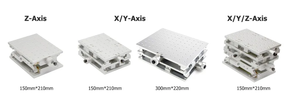 Z-Axis позиционирование движущийся алюминий Рабочий стол верстак DIY рабочие части лазерная маркировка гравировальная машина с фабрики