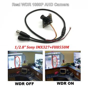 

HD 1080P AHD Color CCTV Star Light Surveillance Camera Module Sony327+8550M Chip WDR Super Wide Dynamic Home Video Camera Board