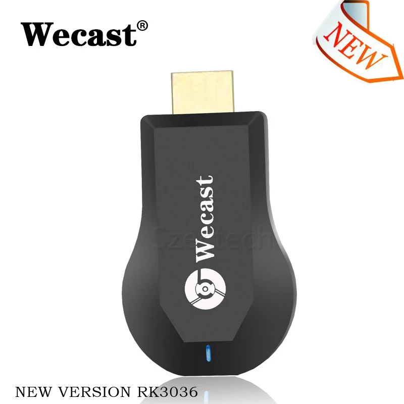 Wecast оригинальный ТВ stick c2 + rk3036 Поддержка Android IOS Windows DLNA AirPlay Miracast как Chromecast Wireless