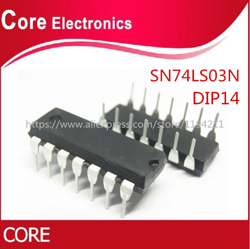 100 шт. HD74LS03P DIP14 HD74LS03 74LS03P DIP SN74LS03N 74LS03N 74LS03 | Электронные компоненты и принадлежности